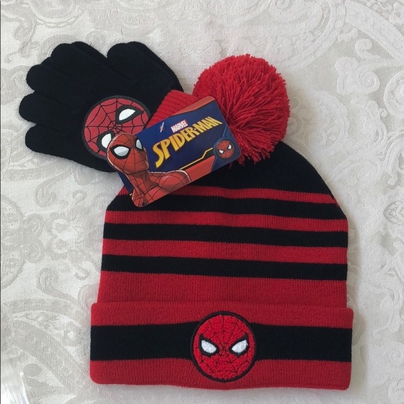 Other - SPIDER-MAN Winter Hat and Gloves.